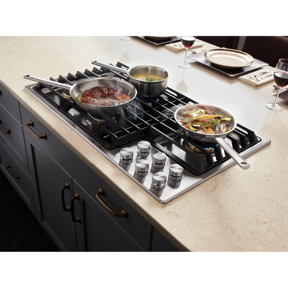 Jennair® Euro-Style 36 JX3™ Gas Downdraft Cooktop JGD3536GS