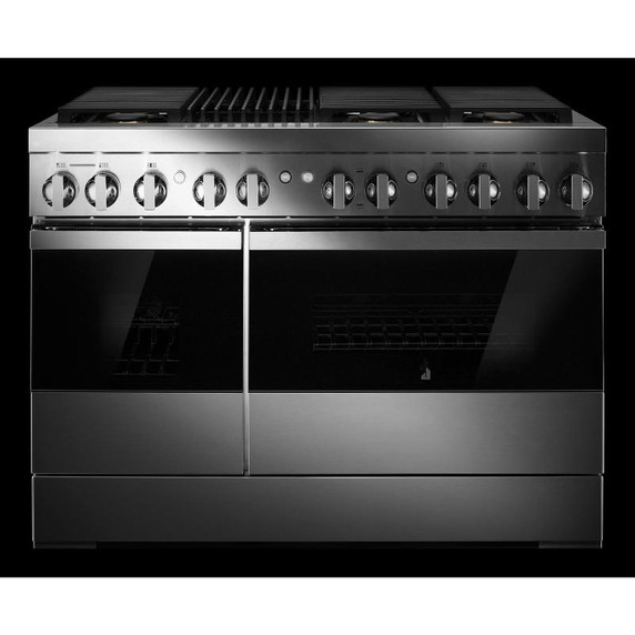 Jennair® NOIR™ 48" Dual-Fuel Professional Range with Gas Grill JDRP648HM Jennair® NOIR™ 48" Dual-Fuel Professional Range with Gas Grill JDRP648HM