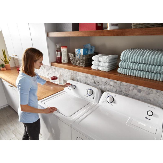 Amana® 6.5 cu. ft. Top-Load Gas Dryer with Automatic Dryness Control NGD4655EW