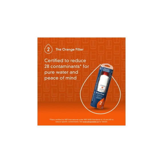 everydrop Ice & Water Refrigerator Filter 2 - EDR2RXD1B EDR2RXD1B