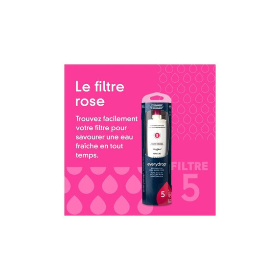 everydrop Ice & Water Refrigerator Filter 5 - EDR5RXD1B EDR5RXD1B