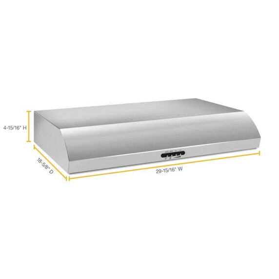30" Range Hood with the FIT System UXT5230BDS