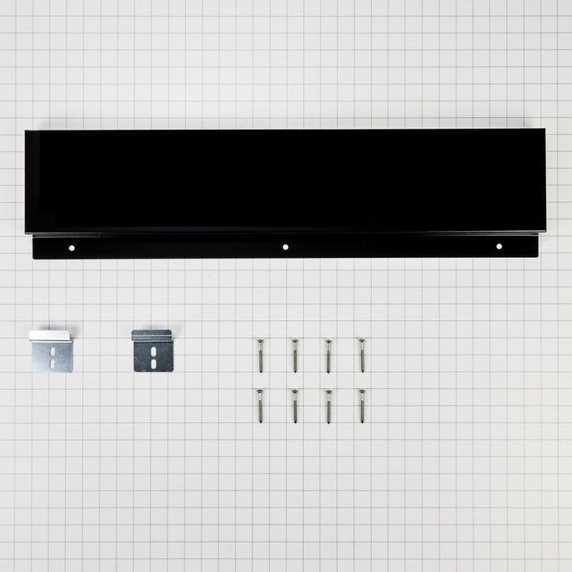 6” (15.2 cm) Slide-in Range Backsplash, Black W10655449
