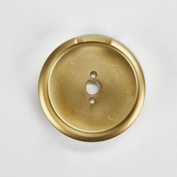 Range Brass Knob Bezel, Griddle W11317495