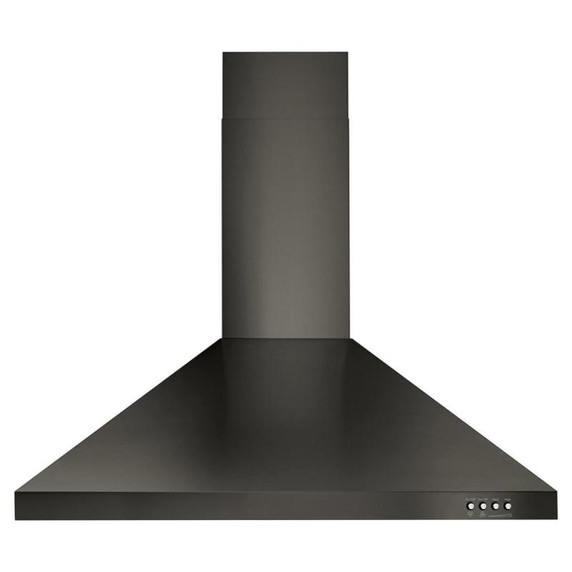 Whirlpool® 30" Contemporary Black Stainless Wall Mount Range Hood WVW53UC0HV