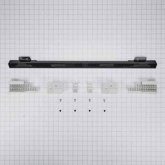 30" Wall Range Flush Installation Trim Kit, Black W10752688
