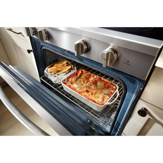 Whirlpool® 30-inch Smart Electric Range with True Convection, No Preheat Air Fry, WipeClean™ Coating, Steam/Self Cleaning, Rapid Preheat 5.3 CuFt Capacity YWFES7530RZ