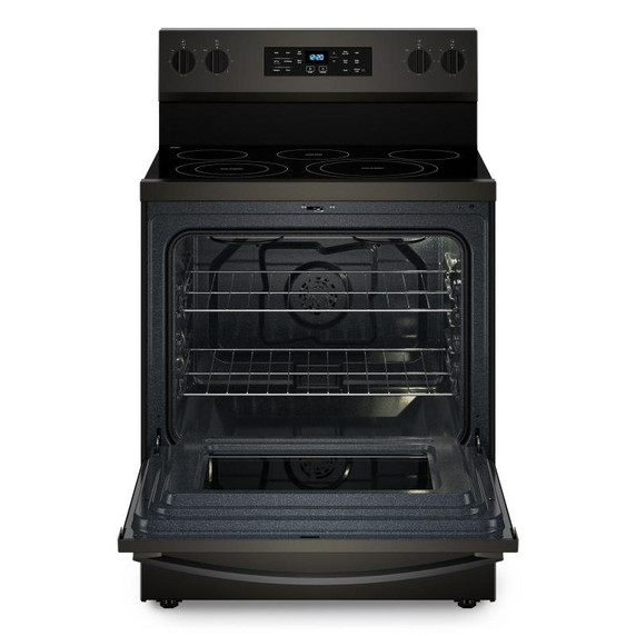Whirlpool® 30-inch Energy Star Electric Range with Air Cooking Technology, No Preheat Air Fry and Air Baking and Self Clean YWFES5030RV