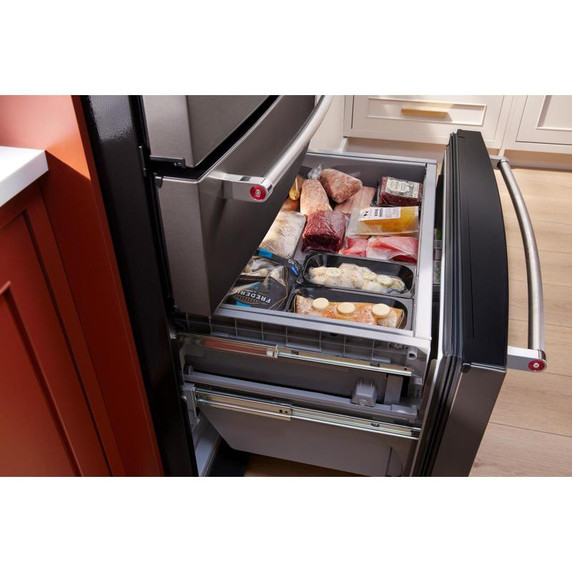 Kitchenaid® 26.2 Cu. Ft. Multi-Door French Door Refrigerator with Platinum Interior KRMF536RBS Kitchenaid® 26.2 Cu. Ft. Multi-Door French Door Refrigerator with Platinum Interior KRMF536RBS