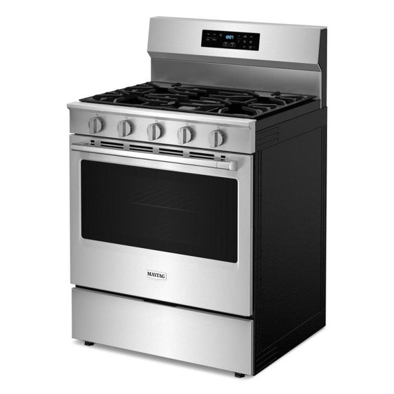 Maytag® 30-Inch Convection Gas Range With No Preheat Air Fry and Air Baking - 5.0 Cu. Ft. MFGS6030RZ