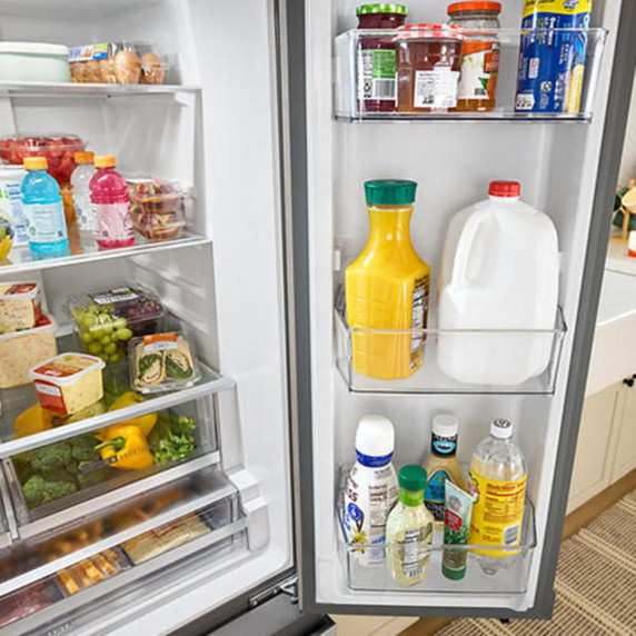 Whirlpool® 36-Inch French Door Refrigerator with Ice Maker - 31 cu. ft. WRFF3136SZ
