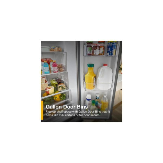 Whirlpool® 36-Inch French Door Refrigerator with Interior Water Dispenser - 31 cu. ft. WRFF3336SZ