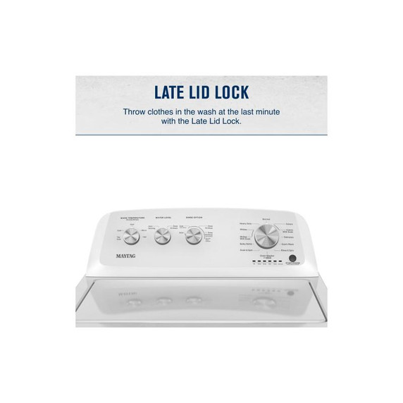 Maytag® Top Load Washer with Deep Fill - 4.4 cu. ft. MVW4005SW Maytag® Top Load Washer with Deep Fill - 4.4 cu. ft. MVW4005SW