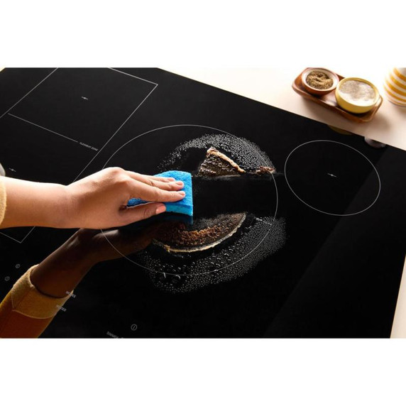 Whirlpool® 36" Intelligent Induction Cooktop with Temp Cook™ Technology and WipeClean™ Coating WCIT7536SB