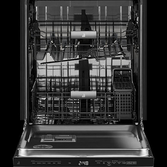 Jennair® RISE™ 24" Built-In Dishwasher with Precise Fit 3rd Rack for Cutlery with Plasma Coating, 39 dBA JDTS3924SL