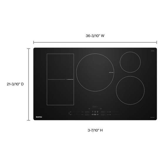 Maytag® 36-Inch Wide Induction Cooktop with Power Boost MCIT8036SB