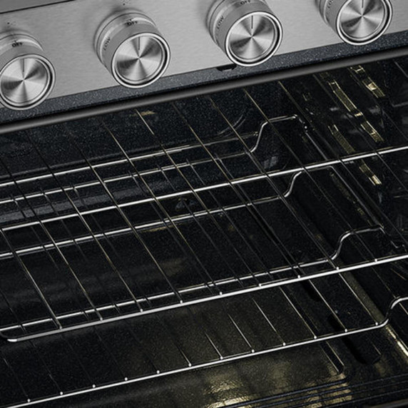 Kitchenaid® 5.0 Cu. Ft. Smart Freestanding Gas Range with Convection Cooking Modes KFGS530SPS