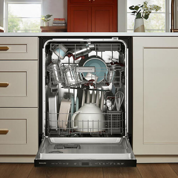 Kitchenaid® 360° Max Jets™ Third Rack Dishwasher with Advanced ProDry™ System, 44 dBA KDPS624SBE