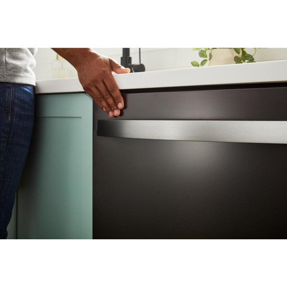 Whirlpool® 24-Inch Dishwasher with Total Coverage Wash Action and Auto Open Air Dry in Fingerprint Resistant Black Stainless WDTS8024SV Whirlpool® 24-Inch Dishwasher with Total Coverage Wash Action and Auto Open Air Dry in Fingerprint Resistant Black Stainless WDTS8024SV