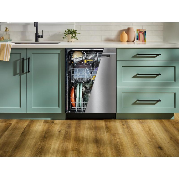 Whirlpool® 24-Inch Dishwasher with Total Coverage Wash Action and Auto Open Air Dry in Fingerprint Resistant Stainless Steel WDTS8024SZ Whirlpool® 24-Inch Dishwasher with Total Coverage Wash Action and Auto Open Air Dry in Fingerprint Resistant Stainless Steel WDTS8024SZ