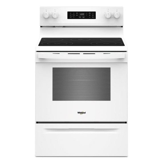Whirlpool® 30-inch Electric Range with Air Cooking Technology YWFES4530SW Whirlpool® 30-inch Electric Range with Air Cooking Technology YWFES4530SW