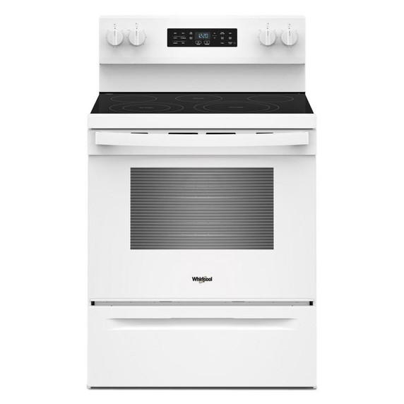 Whirlpool® 30-inch Electric Range with Air Cooking Technology YWFES5730SW Whirlpool® 30-inch Electric Range with Air Cooking Technology YWFES5730SW