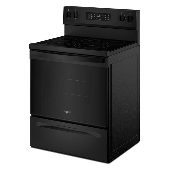 Whirlpool® 30-inch Electric Range with Air Cooking Technology YWFES5730SB Whirlpool® 30-inch Electric Range with Air Cooking Technology YWFES5730SB
