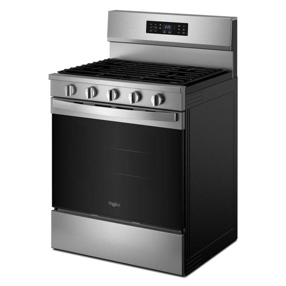 Whirlpool® 30-inch Gas Range with Air Cooking Technology WFGS5730SZ