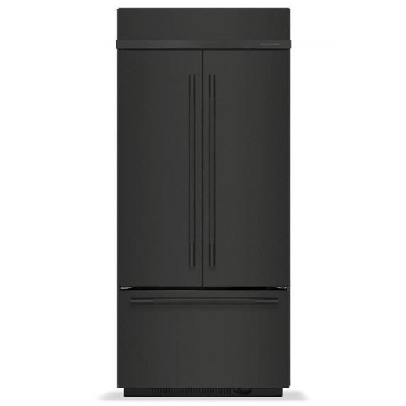 Kitchenaid® 20.8 Cu. Ft. 36" Built-In French Door Bottom Mount Refrigerator with Platinum Interior KBFN536SBE Kitchenaid® 20.8 Cu. Ft. 36" Built-In French Door Bottom Mount Refrigerator with Platinum Interior KBFN536SBE