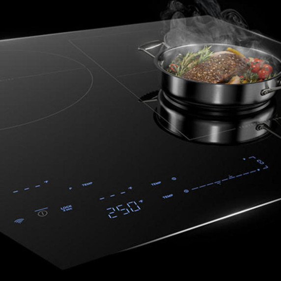 Jennair® 24” Oblivion Smart Induction Cooktop with Temperature-Controlled Cooking JICT724SB