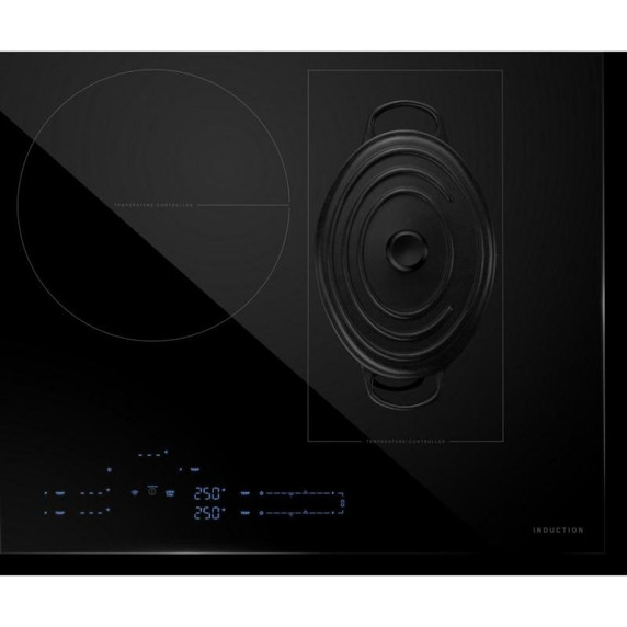 Jennair® 36" Oblivion Smart Induction Cooktop with Temperature-Controlled Cooking JICT736SB