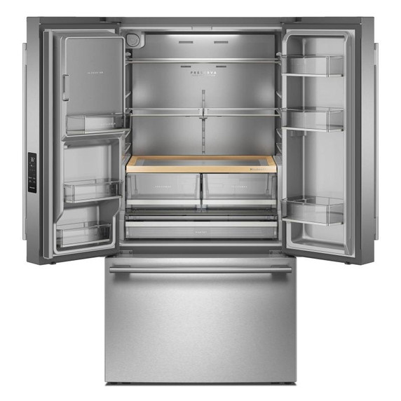 Kitchenaid® 31 cu. ft. French Door Refrigerator with Interior Water and Ice KRFF436SPS Kitchenaid® 31 cu. ft. French Door Refrigerator with Interior Water and Ice KRFF436SPS