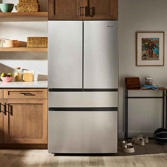 Whirlpool® 30 Cu. Ft. Family-Sized Capacity French door refrigerator with Flexible Tempearture Drawer WRMF3336SZ