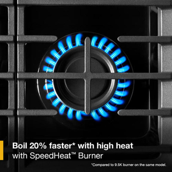 Whirlpool® 30-inch Gas Range with Air Cooking Technology and Steam Clean WFGS4530SZ