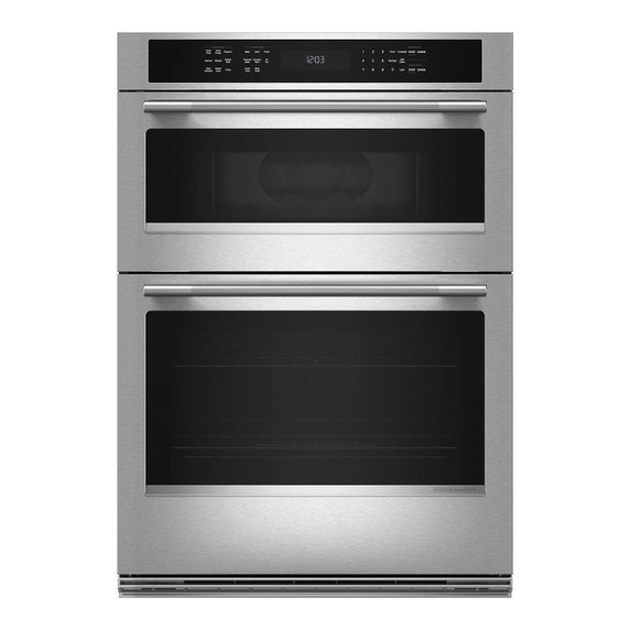 Kitchenaid® 30-inch Electric Combo Wall Oven with No Preheat Air Fry Mode - PrintShield™ Finish KOEC530SPS Kitchenaid® 30-inch Electric Combo Wall Oven with No Preheat Air Fry Mode - PrintShield™ Finish KOEC530SPS