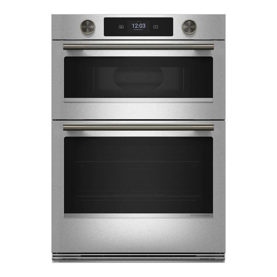 Kitchenaid® Smart Combo Wall Oven with Assisted Cooking Modes KOEC730SPS
