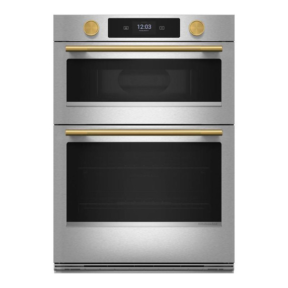 Kitchenaid® Smart Combo Wall Oven with Assisted Cooking Modes KOEC730SPS