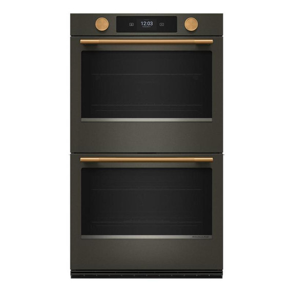 Kitchenaid® Smart Double Wall Oven with Assisted Cooking Modes KOED730SBE