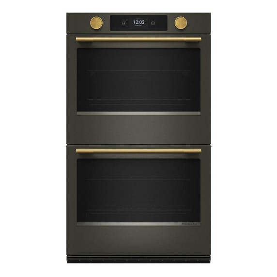 Kitchenaid® Smart Double Wall Oven with Assisted Cooking Modes KOED730SBE
