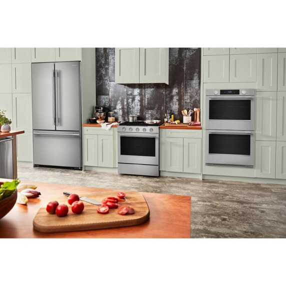 Kitchenaid® 27-inch Smart Electric Double Wall Oven with Assisted Cooking Modes - PrintShield™ Finish KOED727SPS