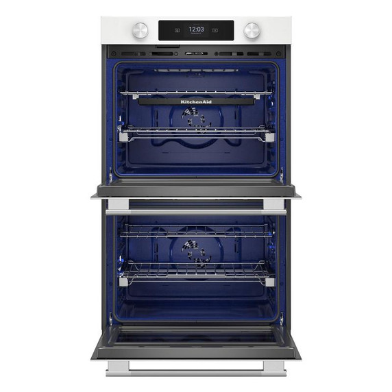 Kitchenaid® Smart Double Wall Oven with Assisted Cooking Modes KOED730SWH