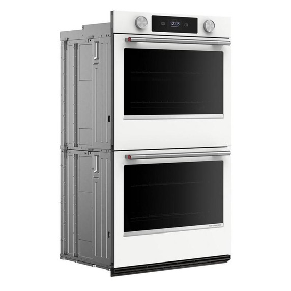 Kitchenaid® Smart Double Wall Oven with Assisted Cooking Modes KOED730SWH