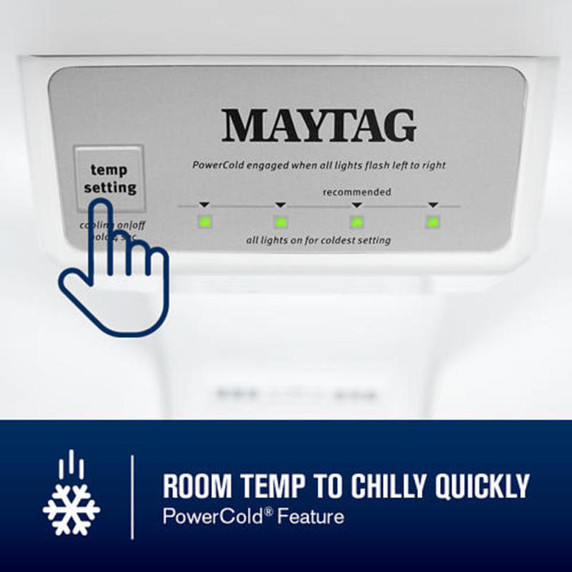 Maytag® 30-Inch Wide Top-Freezer Refrigerator with Garage Mode - 19 Cu. Ft. MRTX5119SW