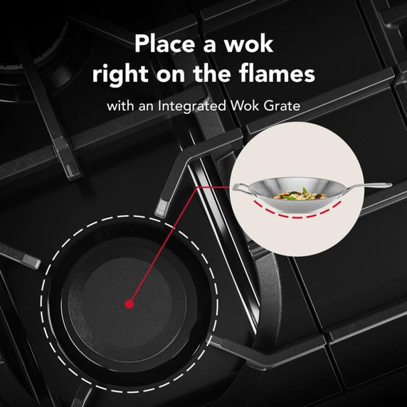 Kitchenaid® 30-Inch 4 Burner Commercial-Style Dual Fuel Range with No Preheat Air Fry Mode KFDS930SAG
