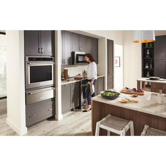 Kitchenaid® 30-Inch 4-Element Induction Convection Front Control Range with Baking Drawer KSIB900ESS