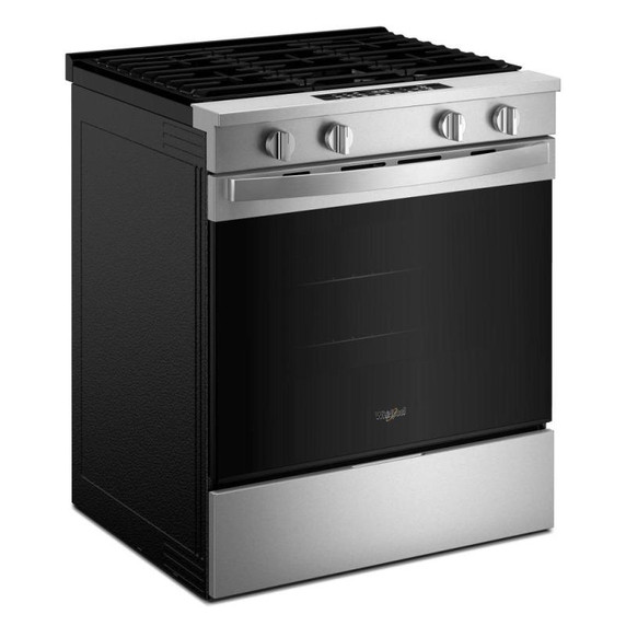 Whirlpool® 30-inch Gas Smart Range with Air Cooking Technology and Steam Clean WSGS4530TZ
