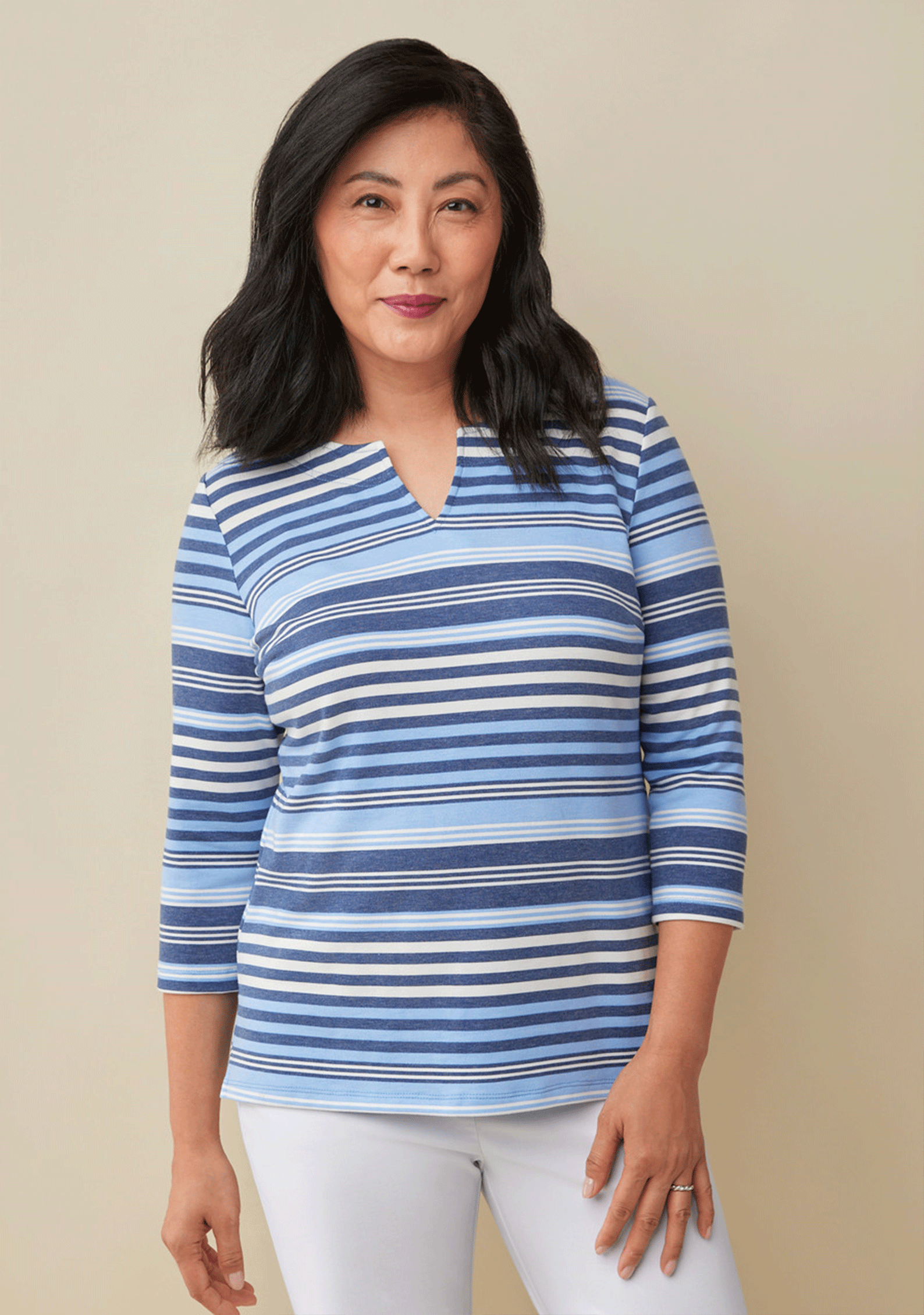 Women's Eyelet Detail Button Down Shirt | Northern Reflections