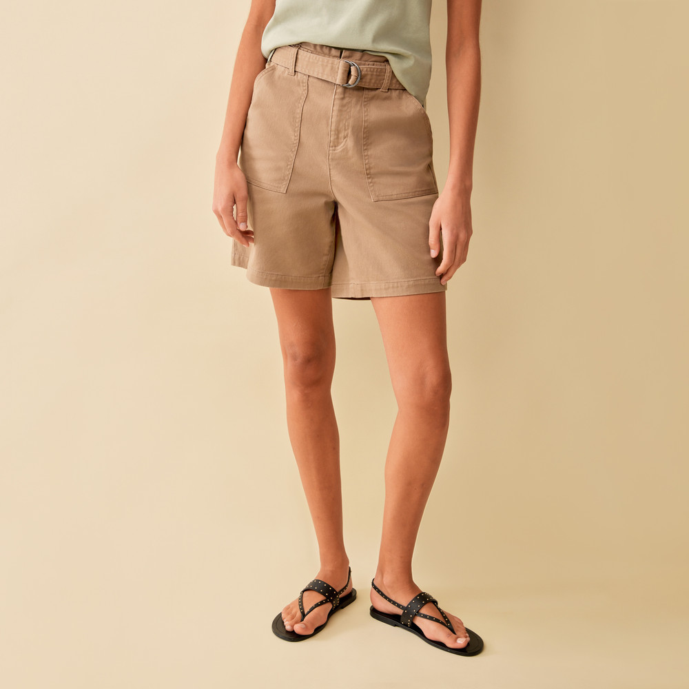 Paperbag Waist Cargo Short