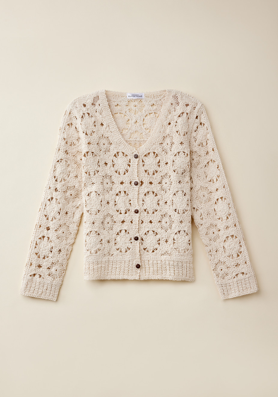 Button Up Crochet Cardigan