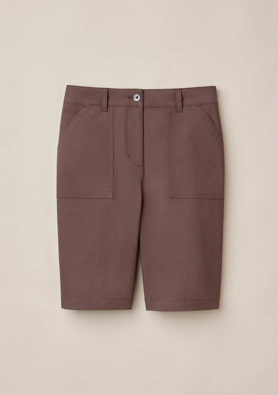 Button Front Cargo Short